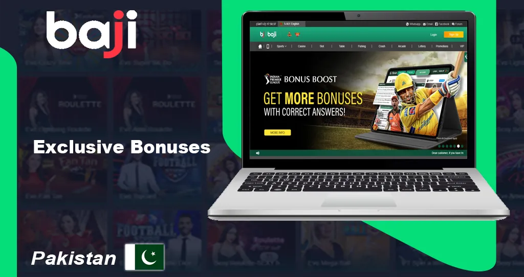 Exclusive Bonuses for Pakistani Players
